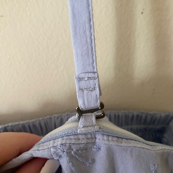 NWOT Hollister Sky Blue Embroidered Dress - Picture 3 of 5